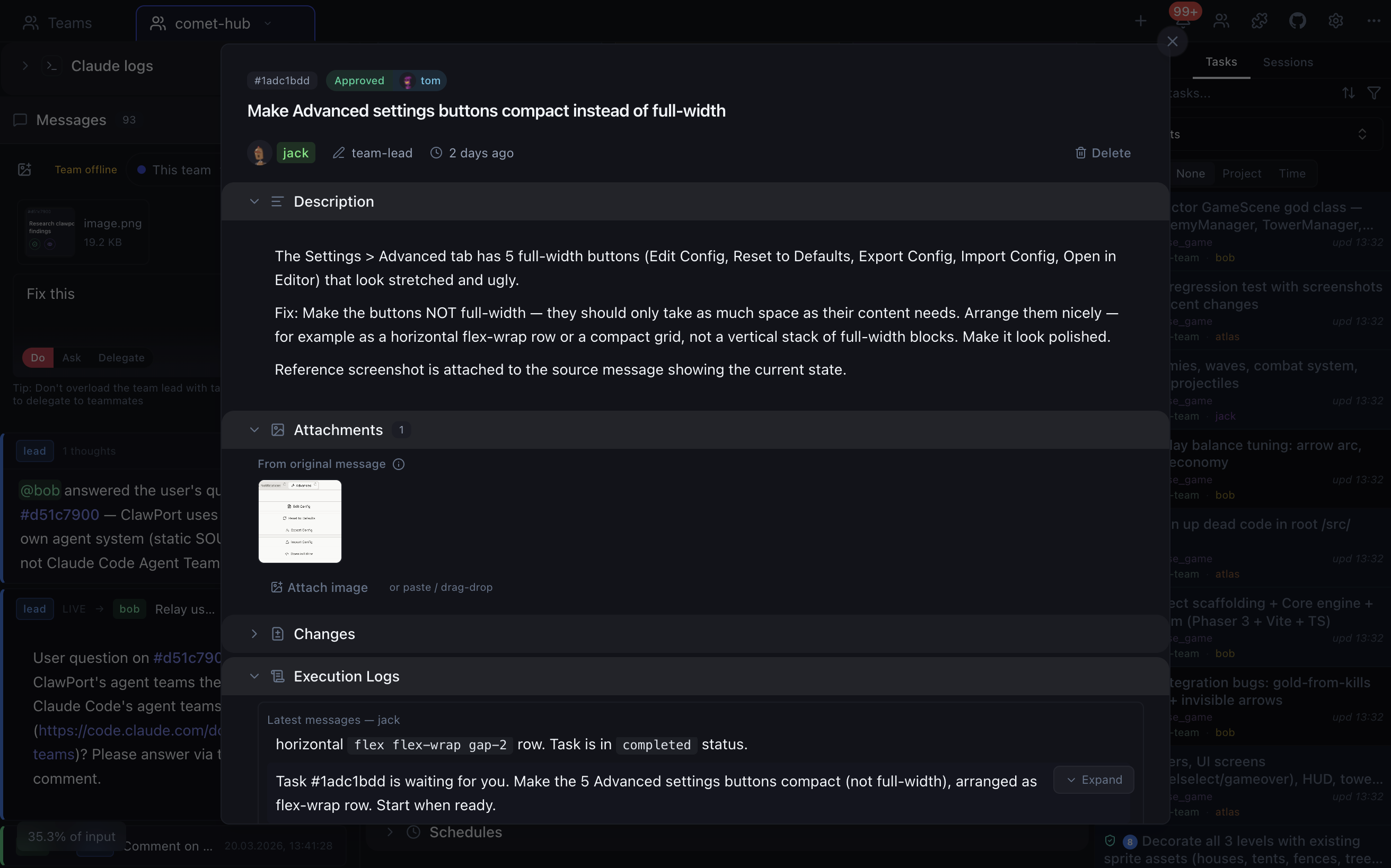 Task Detail